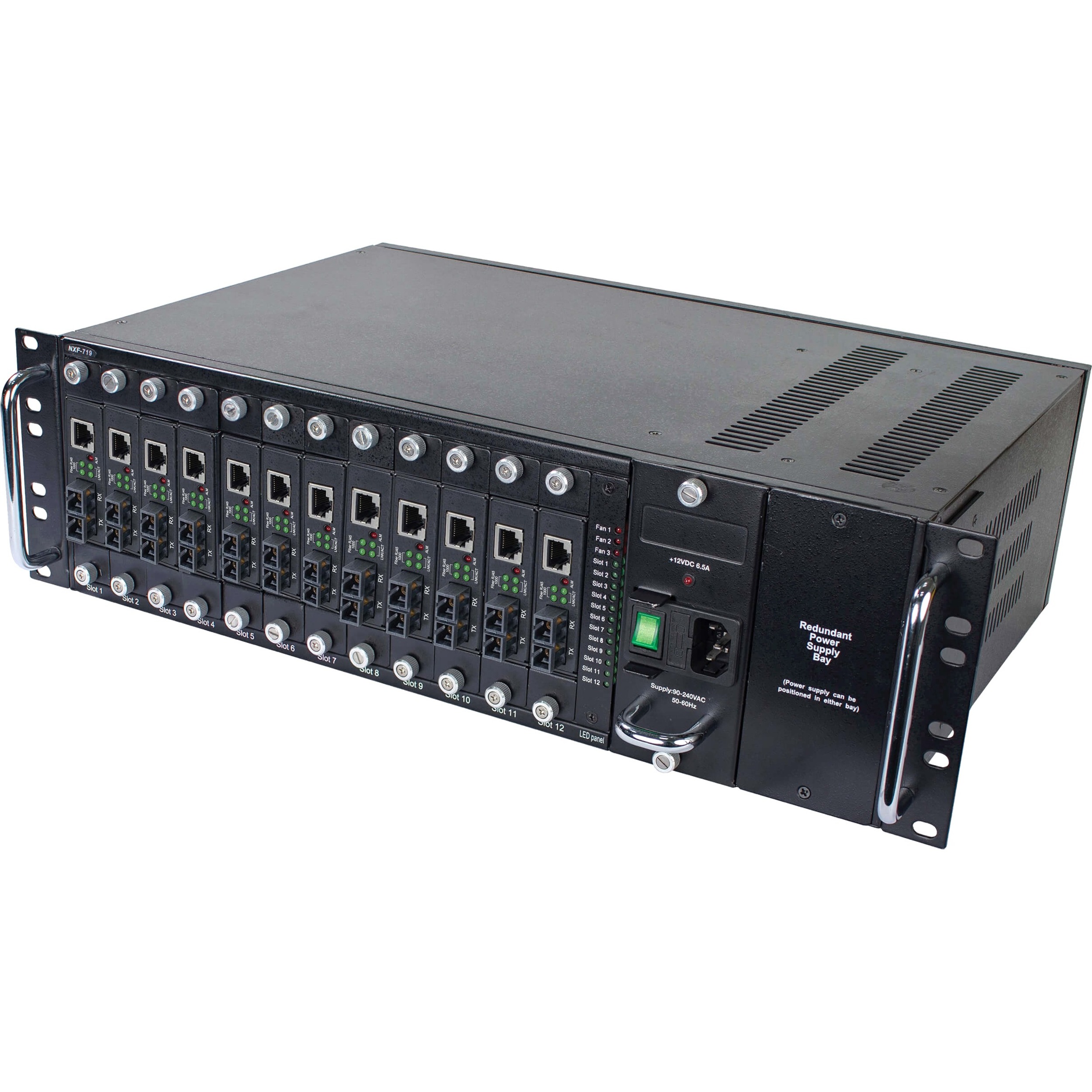 N785-CH12 Media Converter Chassis