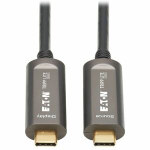 USB-C to USB-C Fiber Active Optical Cable, M/M, Black, 10 m (33 ft.)