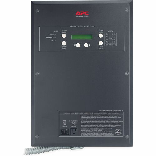 10-Circuit Universal Transfer Switch