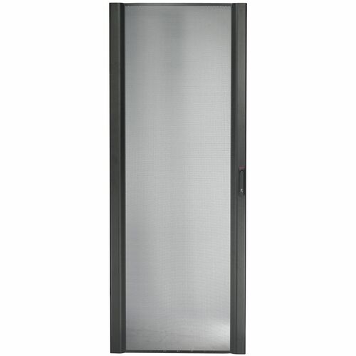 NetShelter SX 48U 600mm Wide Perforated Curved Door Black