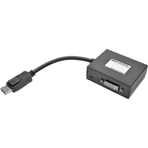 2-Port DisplayPort to DVI Splitter