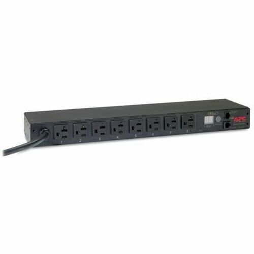 Rack PDU, Metered, 1U, 20A, 120V, (8) 5-20