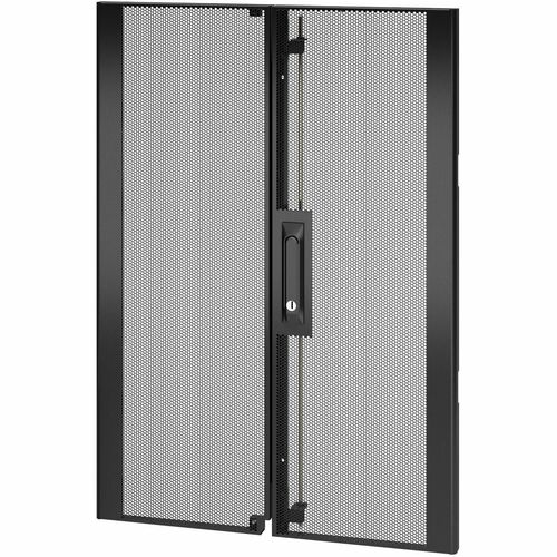 NetShelter SX 18U 600mm Wide Perforated Split Doors Black