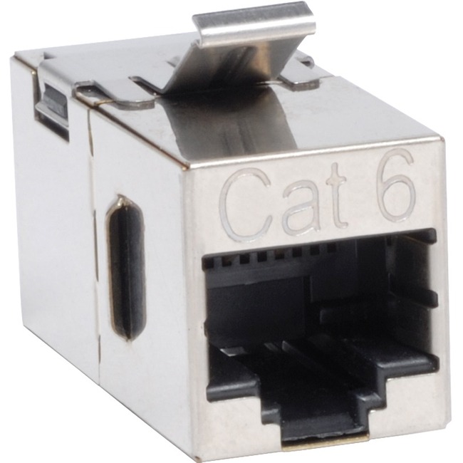 Cat6 Straight Through Shielded Modular In-line "Snap-in" Coupler (RJ45 F/F)