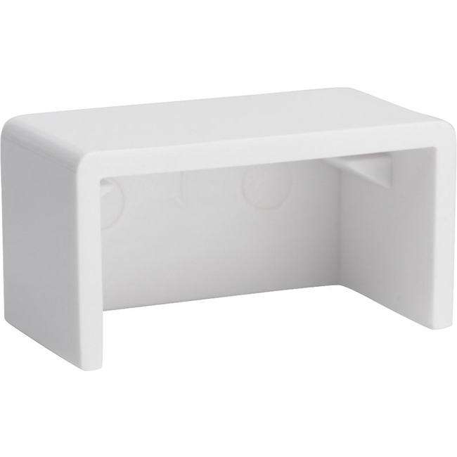 Raceway End Cap, 20 Pack, White