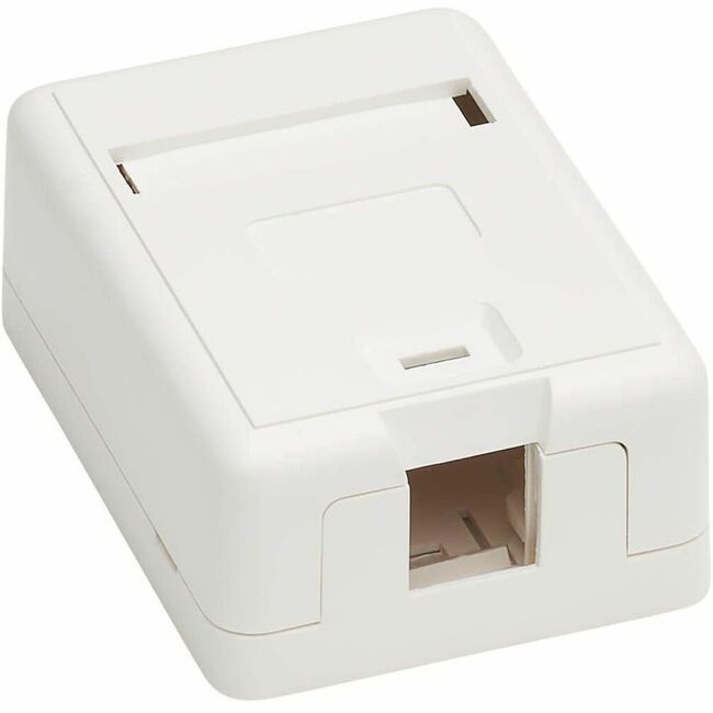 Surface-Mount Box for Keystone Jack - 1 Port, White