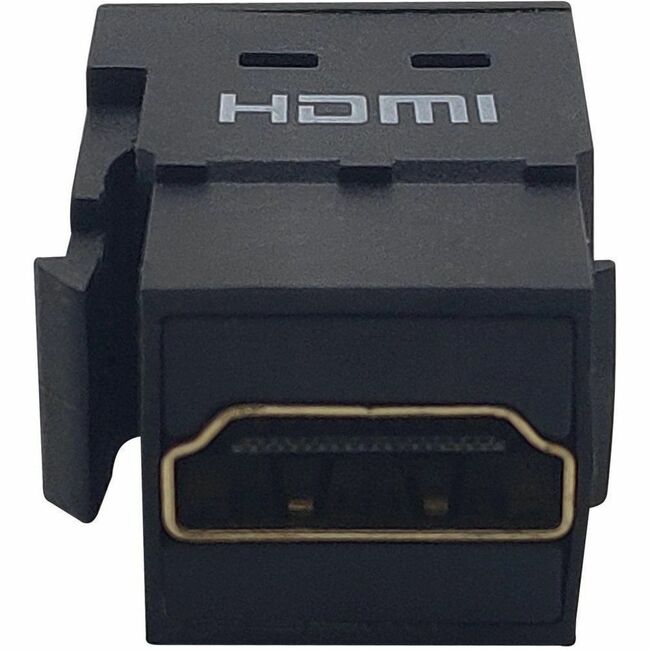 HDMI Keystone/Panel-Mount Coupler (F/F) - 8K 60 Hz, Black