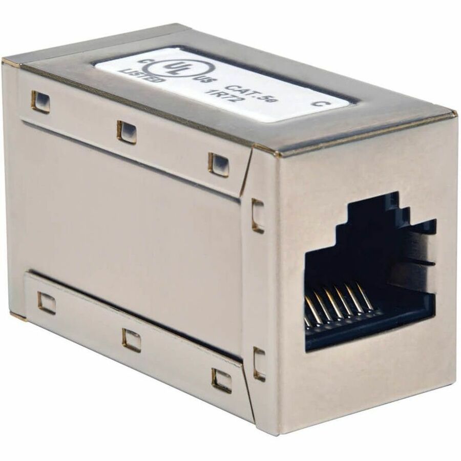Cat5e Straight Through Modular Shielded In-Line Coupler (RJ45 F/F)