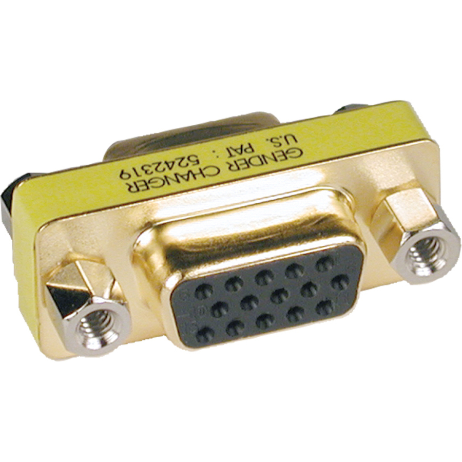 Compact Gold Gender Changer