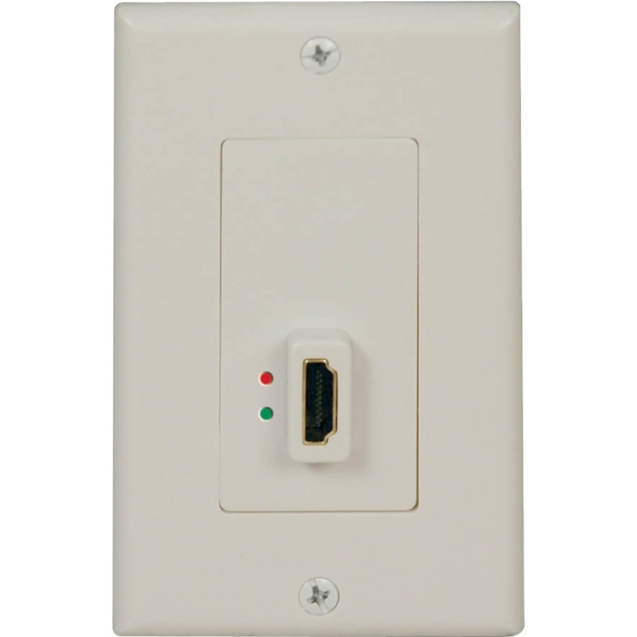 HDMI Display-side Wallplate with Active Signal Booster (F/F)