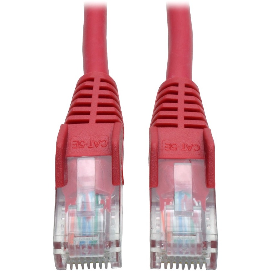 14-ft. Cat5e 350MHz Snagless Molded Cable (RJ45 M/M) - Red