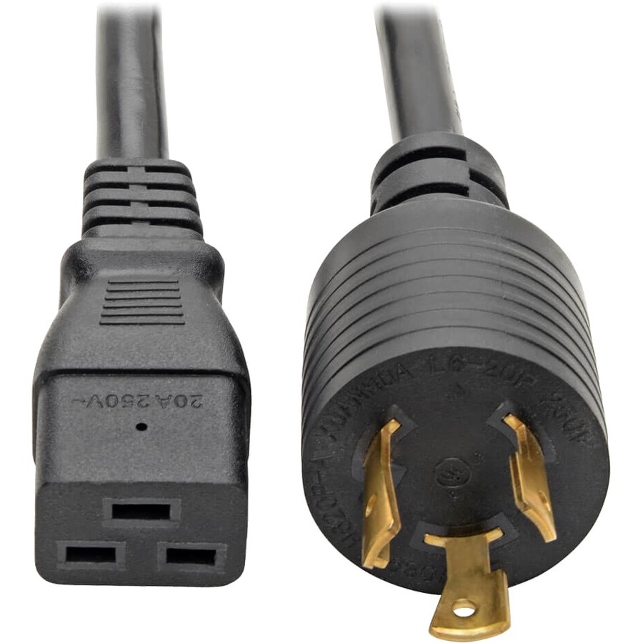 12 ft. 12AWG Heavy Duty Power Cord (IEC-320-C19 to NEMA L6-20P)