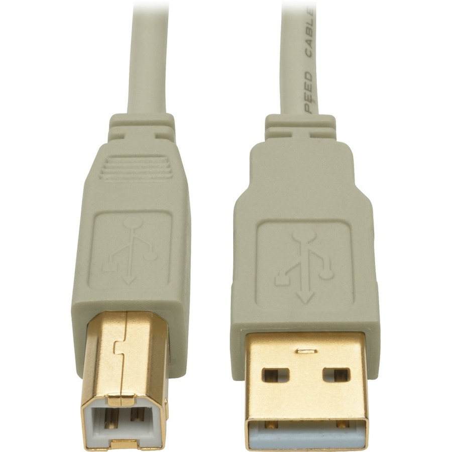 USB 2.0 Hi-Speed A/B Cable (M/M), Beige, 15 ft