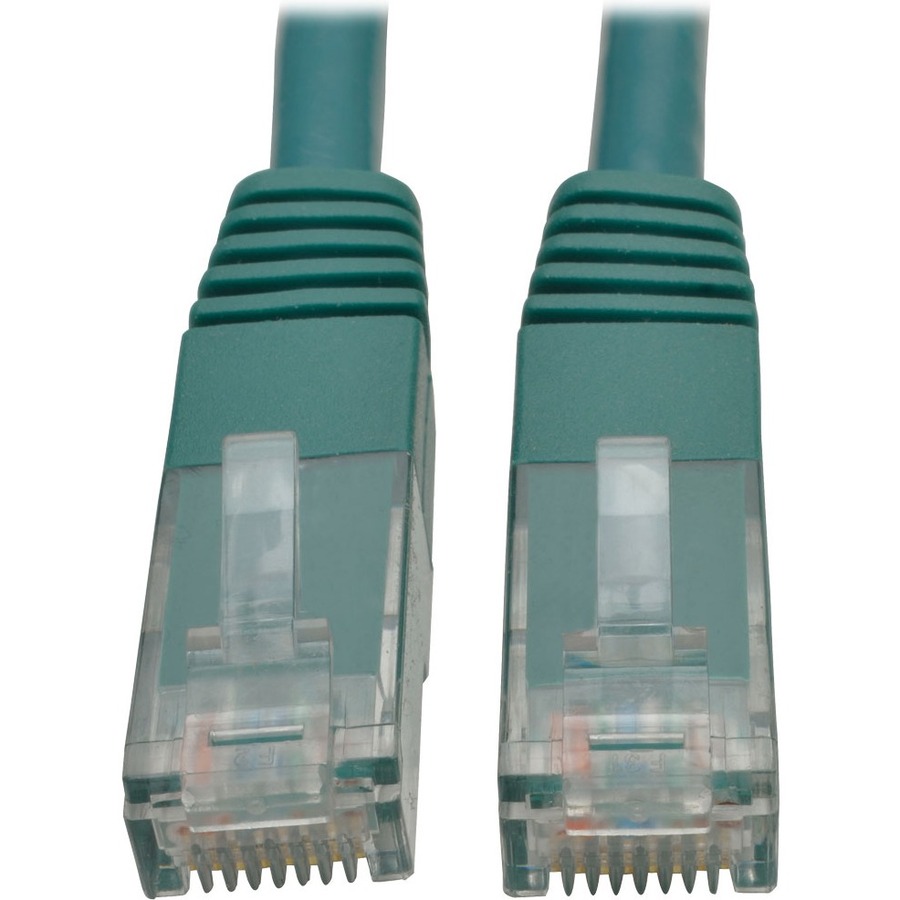 Cat6 Gigabit Molded Patch Cable (RJ45 M/M), Green, 3 ft