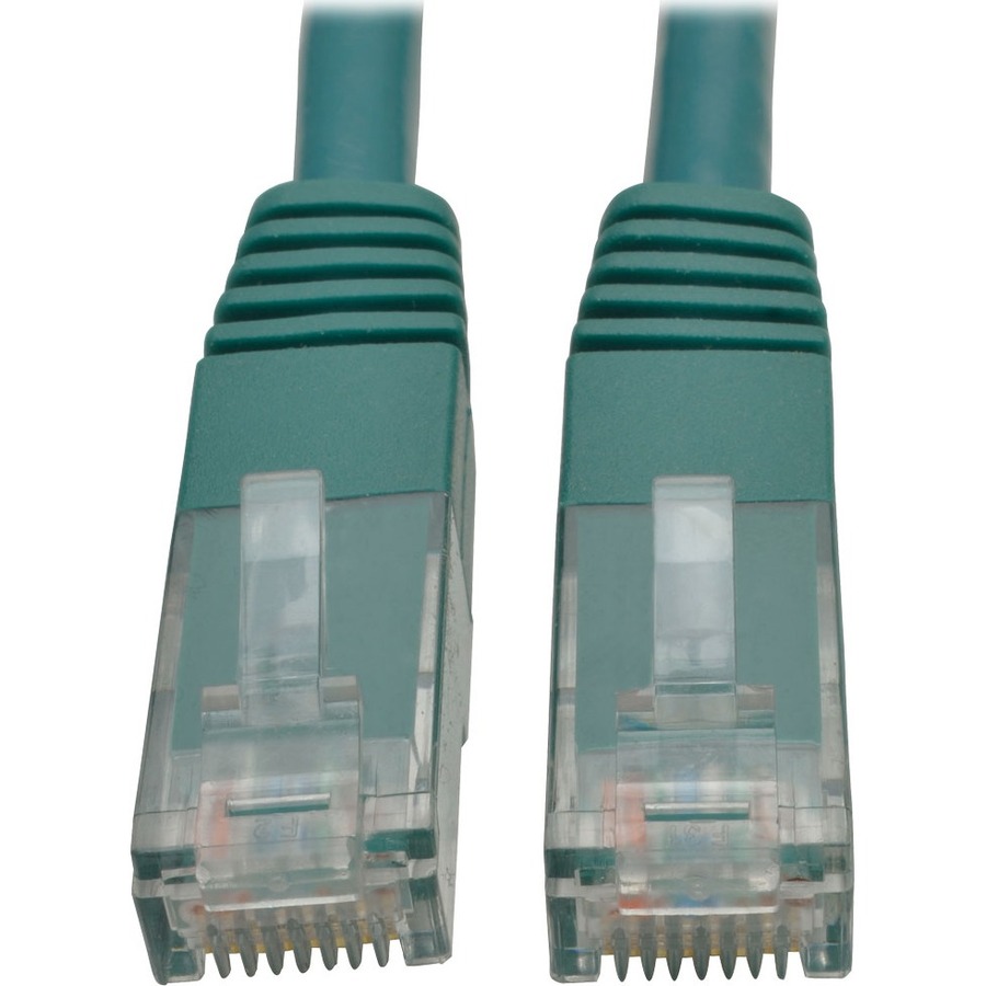 Cat6 Gigabit Molded Patch Cable (RJ45 M/M), Green, 5 ft