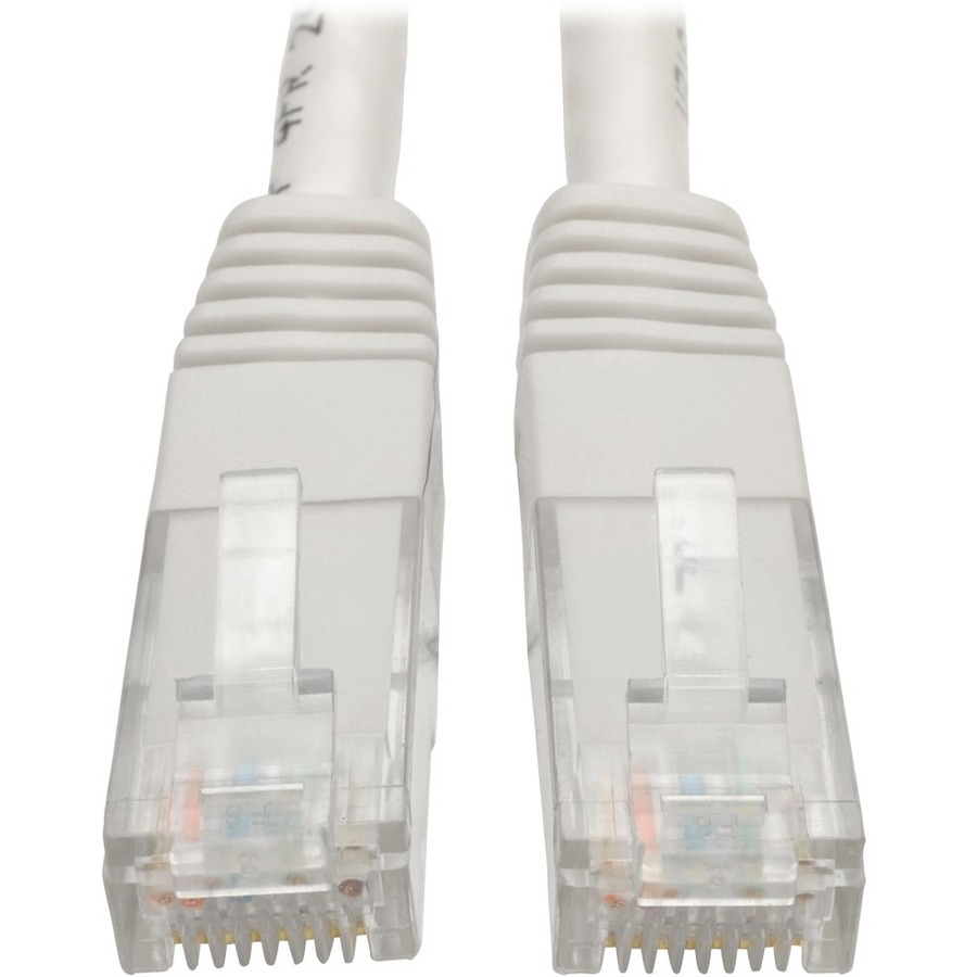 Cat6 Gigabit Molded Patch Cable (RJ45 M/M), White, 5 ft