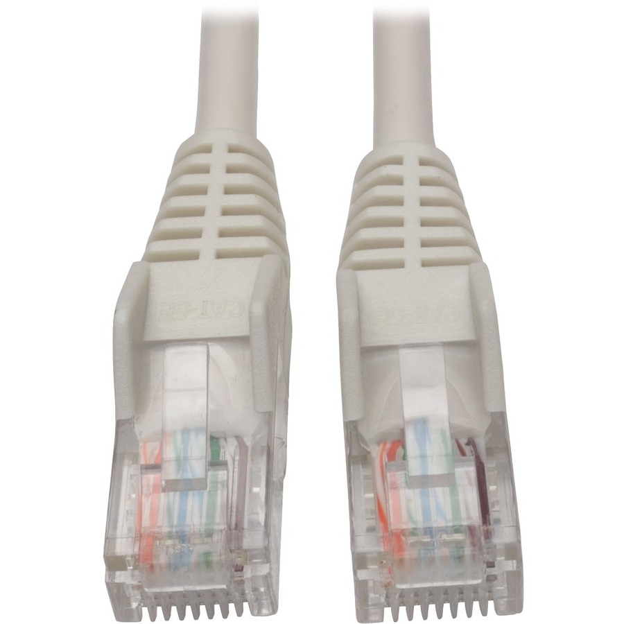 Cat5e 350 MHz Snagless Molded UTP Patch Cable (RJ45 M/M), White, 5 ft