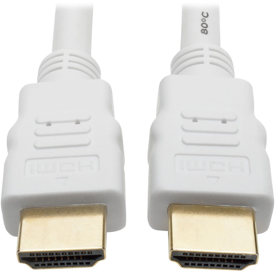 High-Speed HDMI Cable with Digital Video and Audio, HD 1080p (M/M), White, 25 ft