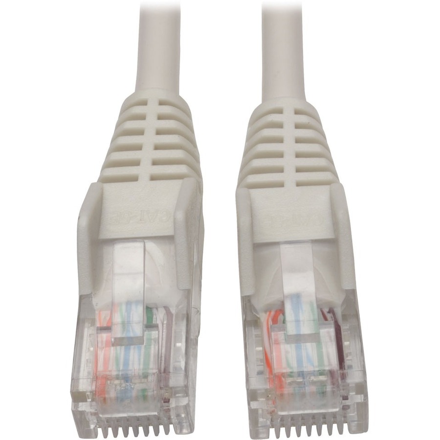 Cat5e 350 MHz Snagless Molded UTP Patch Cable (RJ45 M/M), White, 6 ft.