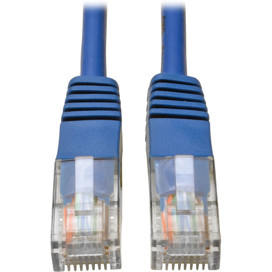 Cat5e 350 MHz Molded UTP Patch Cable (RJ45 M/M), Blue, 12 ft.