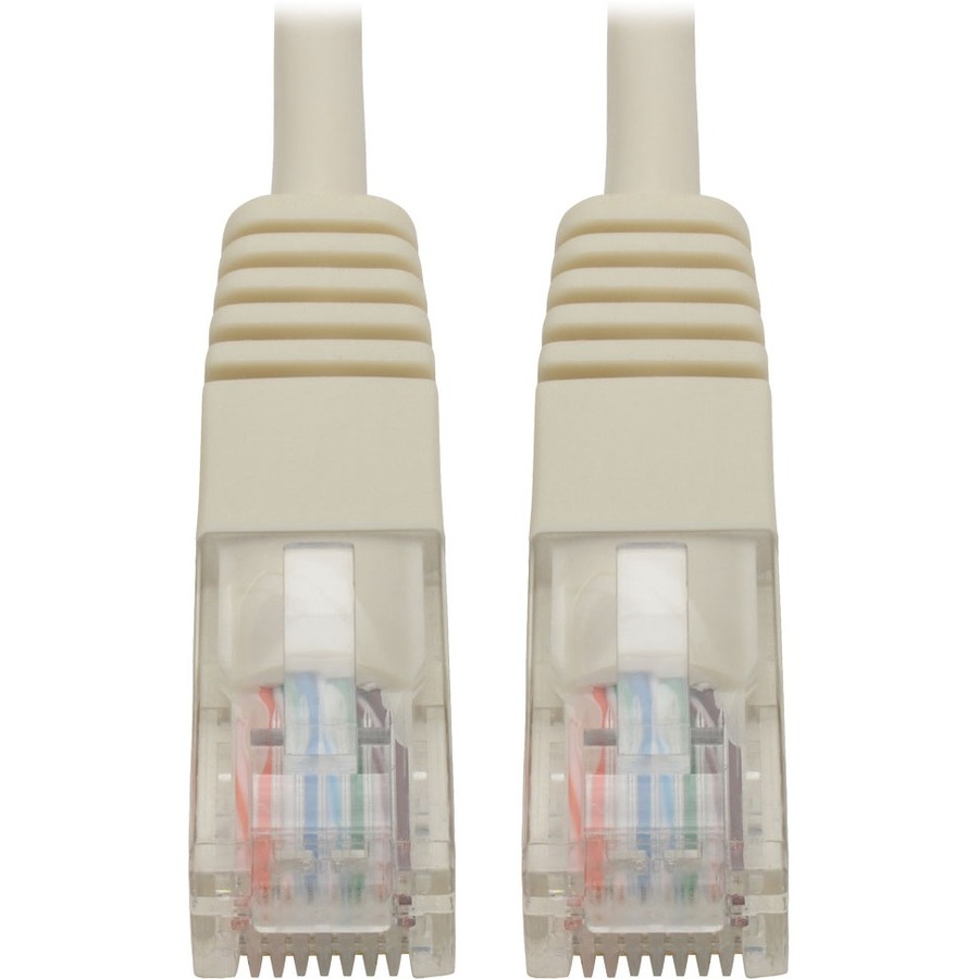 Cat5e 350 MHz Molded UTP Patch Cable (RJ45 M/M), White, 15 ft.