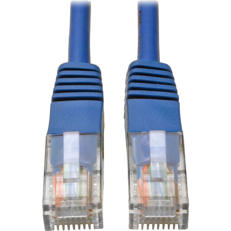 Cat5e 350 MHz Molded UTP Patch Cable (RJ45 M/M), Blue, 75 ft.