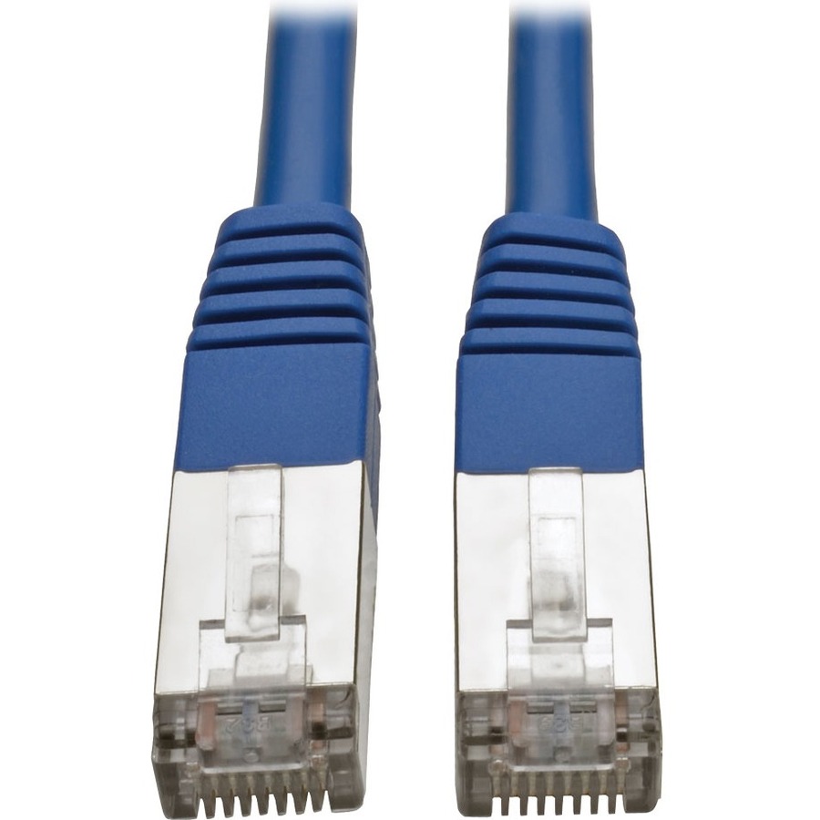 Cat5e 350 MHz Molded Shielded STP Patch Cable (RJ45 M/M), Blue, 3 ft.