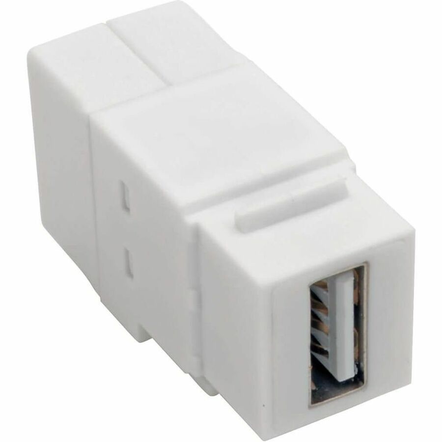 USB 2.0 All-in-One Keystone/Panel Mount Coupler (F/F), White