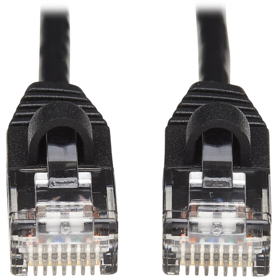 Cat6a 10G Snagless Molded Slim UTP Network Patch Cable (M/M), Black, 20 ft.