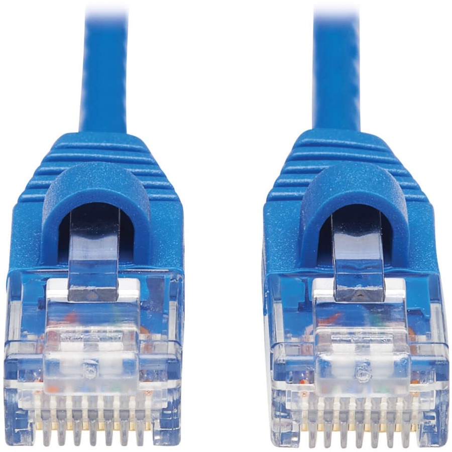 Cat6a 10G Snagless Molded Slim UTP Network Patch Cable (M/M), Blue, 20 ft.