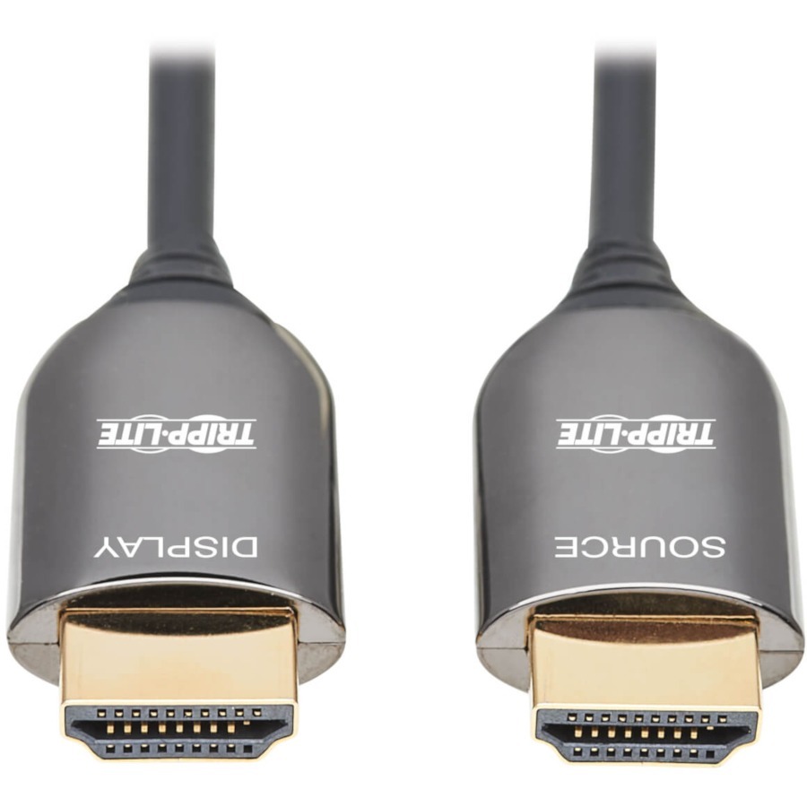 P568F-20M-8K6 HDMI Fiber Active Optical Cable, M/M, Black, 20 m (66 ft.)