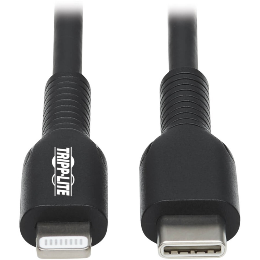 USB-C to Lightning Sync/Charge Cable (M/M), MFi Certified, Black, 1 m (3.3 ft.)