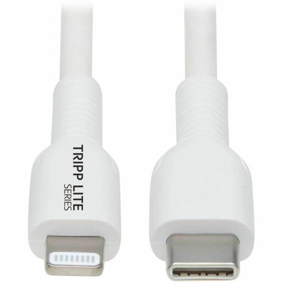 USB-C to Lightning Sync/Charge Cable (M/M), MFi Certified, White, 1 m (3.3 ft.)