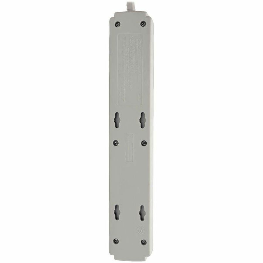 6-Outlets, 8-Ft Cord, 990 Joule Strip, Flat Plug - Protect It! Surge Suppressor