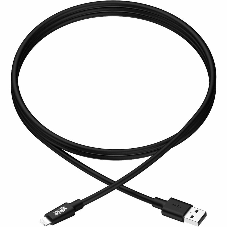 USB Sync/Charge Cable with Lightning Connector, Black, 10 ft. (3 m)