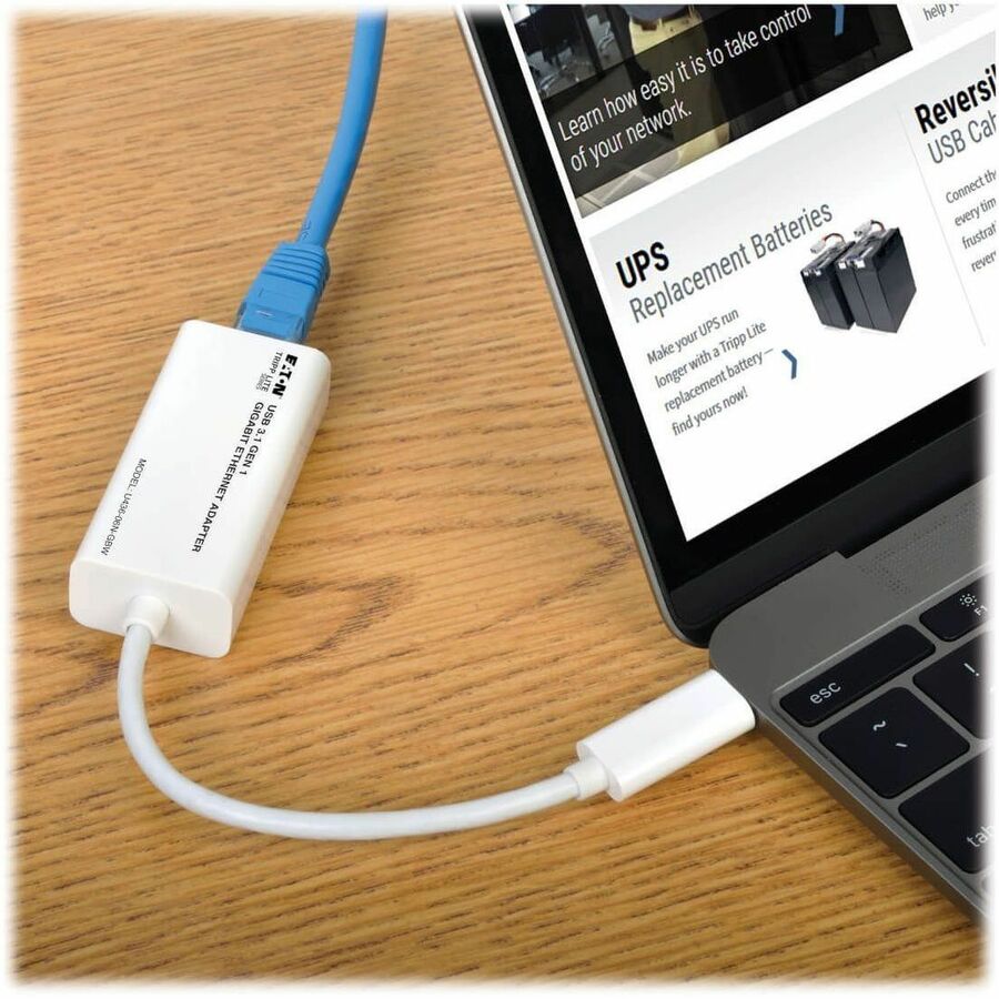 U436-06N-GBW USB 3.1 Gen 1 Type-C to Gigabit Ethernet NIC Network Adapter