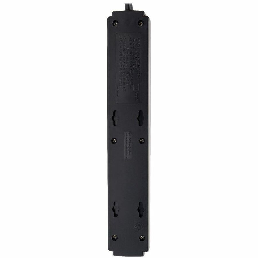 Protect It! 6-Outlet Surge Protector, 15 ft. Cord, 790 Joules, Black Housing