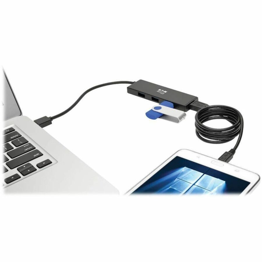 U360-004-SLIM 4-Port Ultra-Slim Portable USB 3.0 SuperSpeed Hub