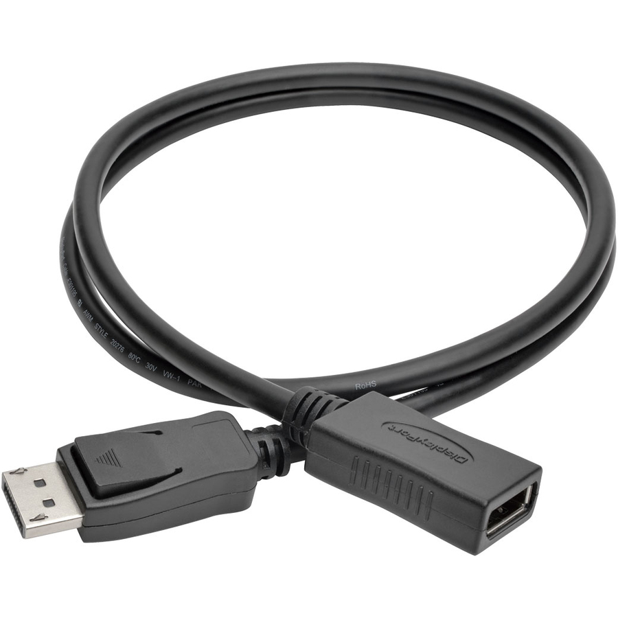 P579-003 DisplayPort Extension Cable with Latch (M/F), 3 ft