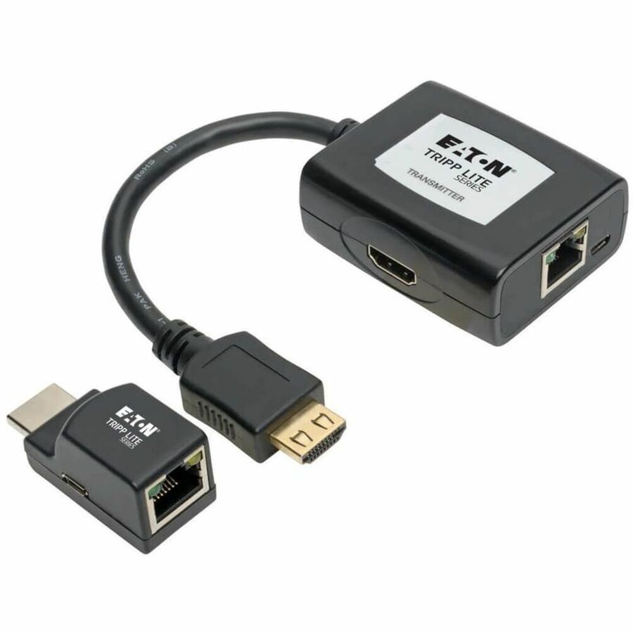 HDMI over Cat5/Cat6 Extender Kit, Power over Cable, 1080p @ 60 Hz, TAA