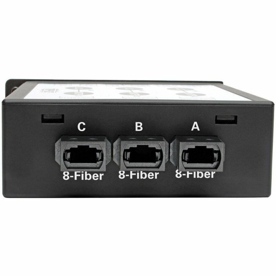N484-3M8L12S 8.3/125 Singlemode Fiber Optic 40/100 Gb to 10 Gb Breakout Cassette