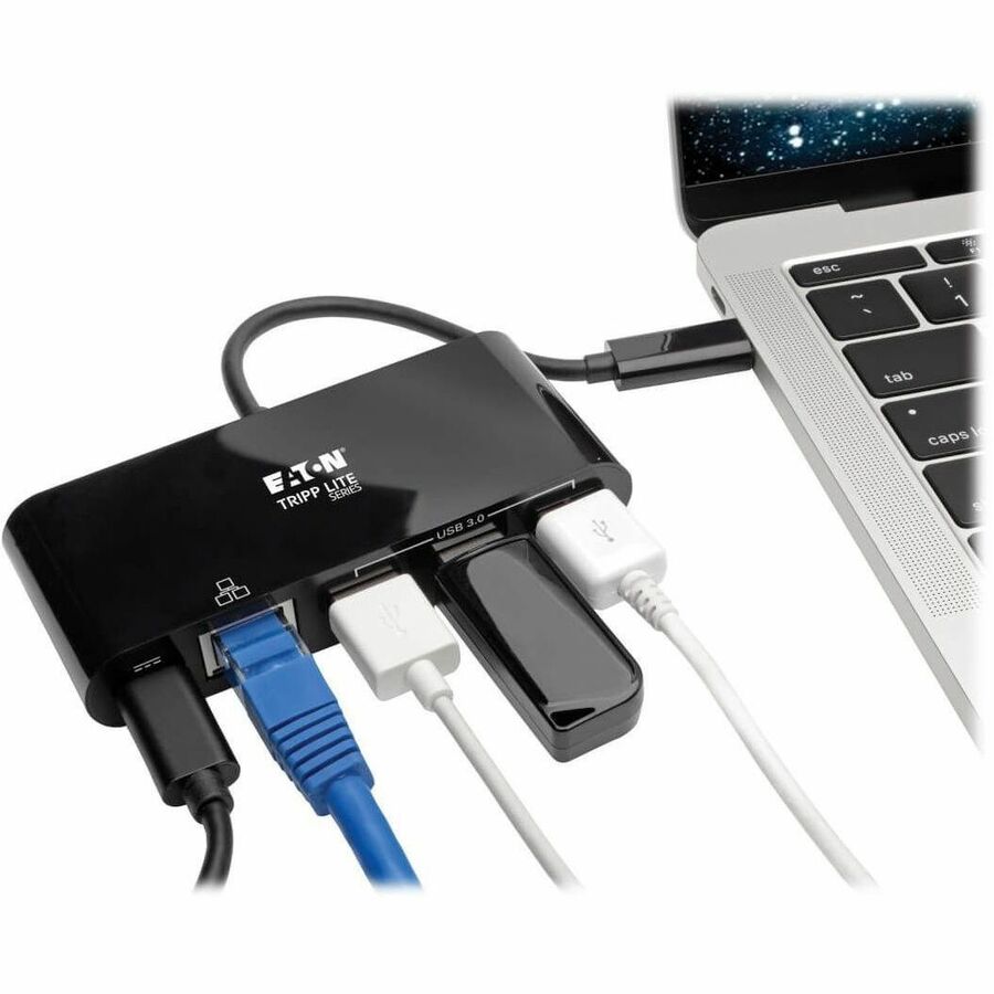 U460-003-3AGB-C USB/Ethernet Combo Hub