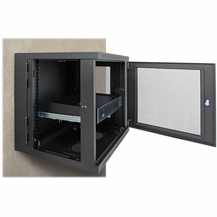 4-Post 1U Universal Adjustable Rack-Mount Shelf Kit for Wall-Mount Racks