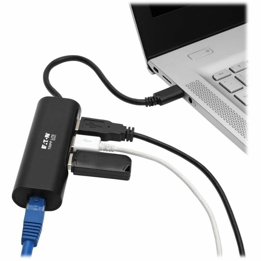 U460-003-3A1GB USB 3.1 Gen 1 USB-C Portable Hub/Adapter, Black