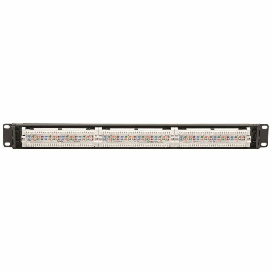 N052-P24 24-Port 1U Rack-Mount Cat5e Patch Panel - PoE+ Compliant