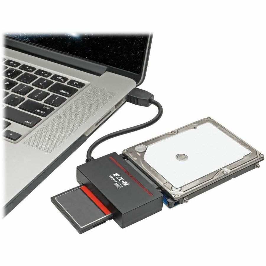 USB 3.1 Gen 1 (5 Gbps) to CFast 2.0 Card and SATA III Adapter, USB-A