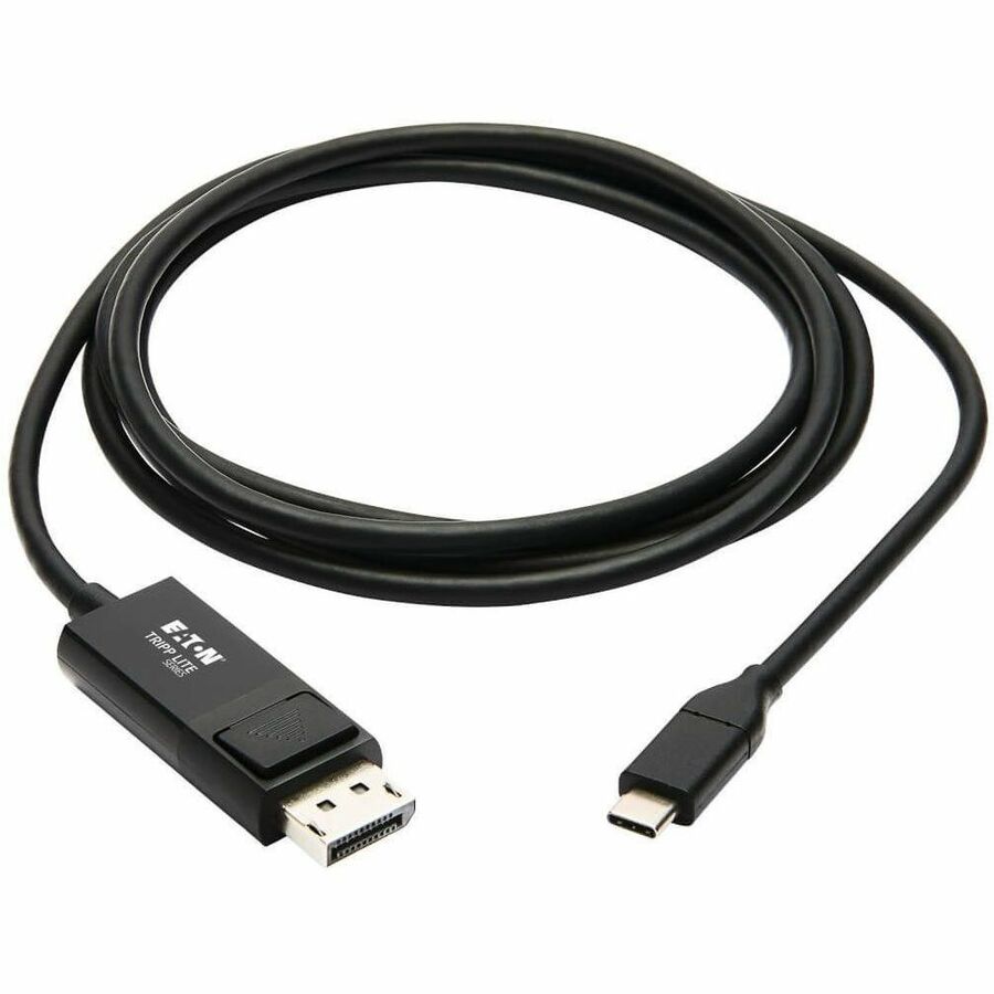 U444-006-DP-BE USB-C to DisplayPort Adapter, M/M, Black, 6 ft.