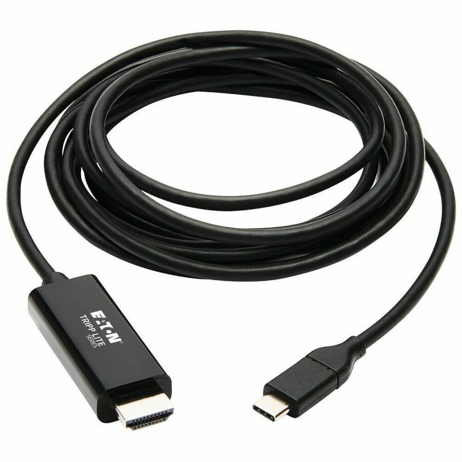 U444-009-H4K6BE USB-C to HDMI Adapter, M/M, Black, 9 ft.