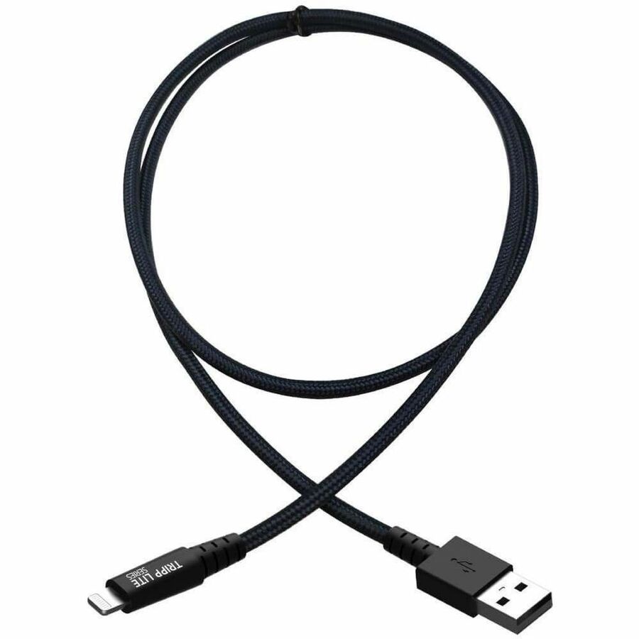 Heavy-Duty USB-A to Lightning Cable (M/M), Gray, 3 ft. (0.9 m)