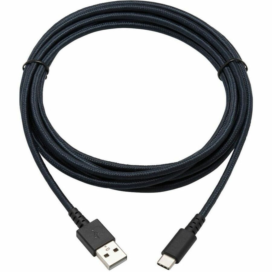 U038-010-GY-MAX Heavy-Duty USB-A to USB-C Cable (M/M), Gray, 10 ft. (3 m)